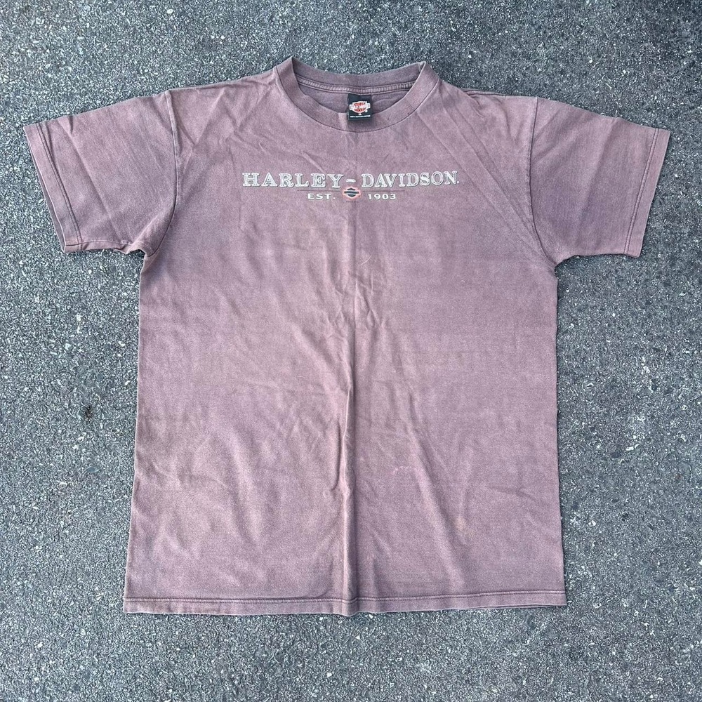 1990s Harley Davidson Graphic AOP shirt size XL